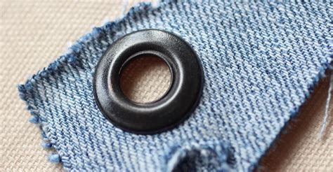 round metal hole in fabric|installing eyelets in fabric.